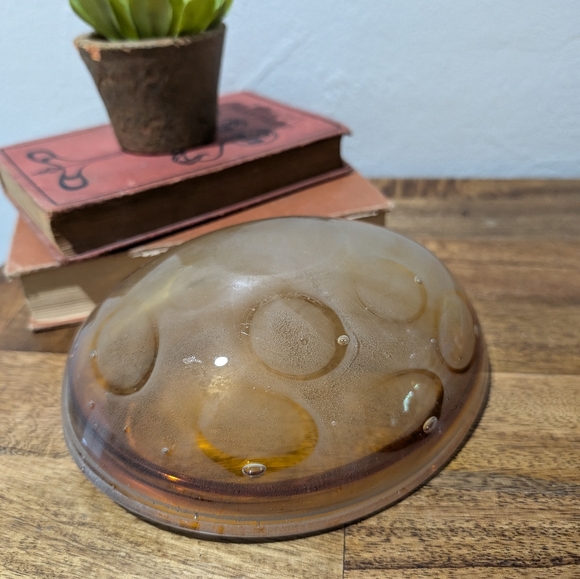 Alfredo Barbini VAMSA Sfumato And Root beer Murano Glass Bowl; Mid Century - Picture 7 of 7